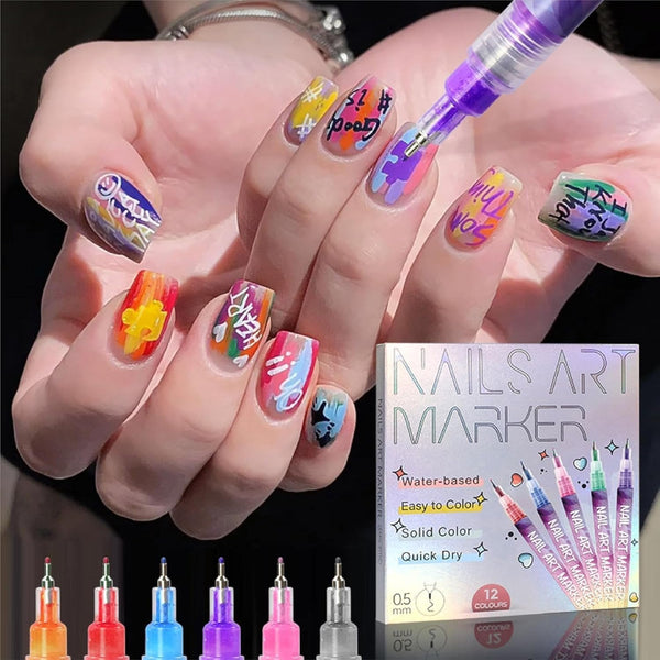 Create Stunning Nails with CandyNails Multicolor Pens